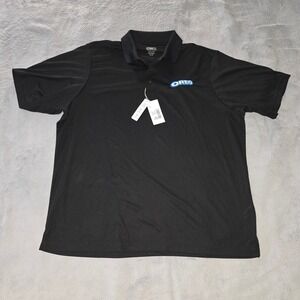 Core 365 Mens Oreo Cookies Polo Shirt Black 3XL Performance Moisture Wicking NWT